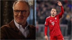 Karl-Heinz Rummenigge y Franck Ribery.