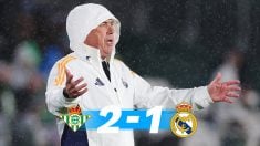 El Real Madrid perdió 2-1 ante el Betis en el Villamarín.