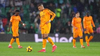 Mbappé, tras recibir un gol el Real Madrid. (Getty)