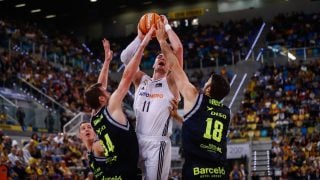 Hezonja en una acción del Gran Canaria-Real Madrid. (ACB)