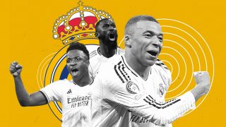 Rüdiger, Vinicius y Mbappé.