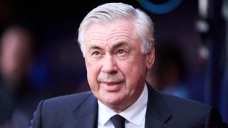 Carlo Ancelotti, durante un partido del Real Madrid. (Getty)