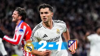 El Real Madrid ganó 2-1 al Atlético en el Bernabéu.