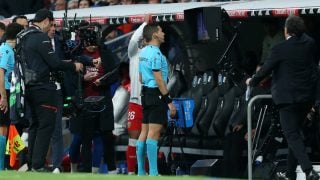 Hernández Maeso en el Bernabéu en 2024. (Getty)