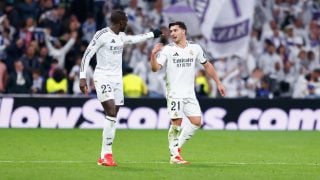 Mendy y Brahim Díaz en un partido del Real Madrid. (EP)