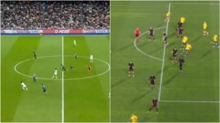 Los fuera de juego en los partidos de Madrid y Barcelona.