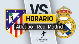 Atlético de Madrid – Real Madrid: hora, canal TV y dónde ver online en directo el partido de Champions League.