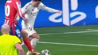 El penalti de Correa a Brahim no señalado.