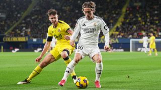 Modric contra el Villarreal. (Getty)