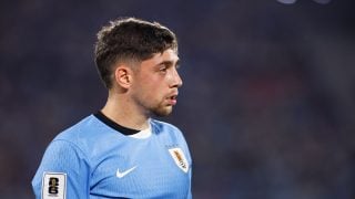 Fede Valverde, con Uruguay. (Getty)