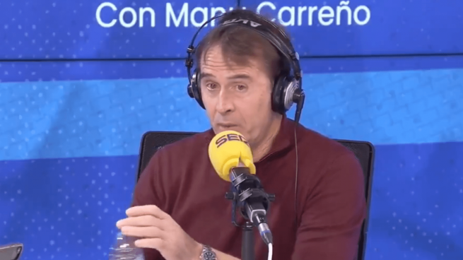 Julen Lopetegui en la Cadena SER. (Captura)