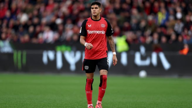Piero Hincapié con el Bayer Leverkusen. (Getty)