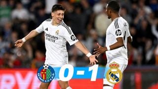 El Madrid derrotó 0-1 al Getafe con gol de Arda Güler.
