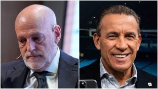 Javier Tebas y Paco Buyo.