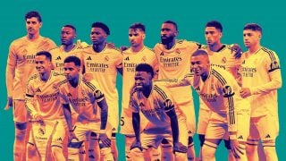 Los jugadores del Real Madrid.