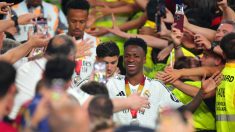 Los jugadores del Real Madrid tras la final. (Getty)