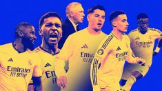 Jugadores del Real Madrid y Ancelotti.