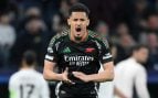 William Saliba en el Real Madrid - Arsenal. (GETTY)