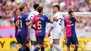 Barcelona y Real Madrid se midieron en el Clásico. (Getty)