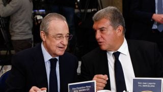 Florentino Pérez y Joan Laporta. (EP)