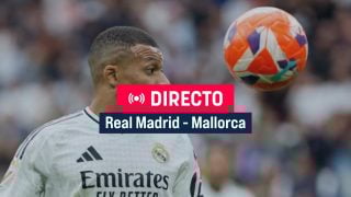 Kylian Mbappé, en un partido con el Real Madrid. (EFE)