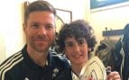 Xabi Alonso y Jacobo Ramón en el Infantil A del Real Madrid. (@jacobooramon)
