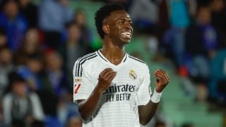 Vinicius Jr. esta temporada con el Real Madrid. (EFE)
