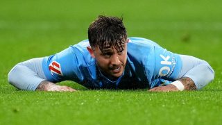 Pablo Maffeo en un partido con el Mallorca. (GETTY)