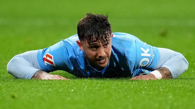 Pablo Maffeo en un partido con el Mallorca. (GETTY)