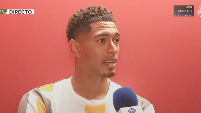 Jude Bellingham en su entrevista con Real Madrid TV. (Captura RMTV)