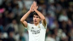 Jesús Vallejo en el Real Madrid – Mallorca. (GETTY)