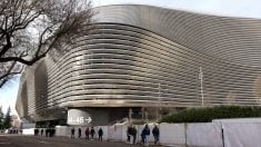 El Santiago Bernabéu por fuera. (Getty)
