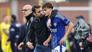 Cesc Fàbregas y Nico Paz, en una imagen de archivo.