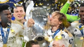 Modric, con la Champions. (Getty)