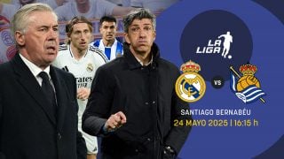 Ancelotti, Modric, Alguacil y Zubimendi.