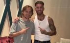 Sergio Ramos junto a Luka Modric. (@sergioramos)