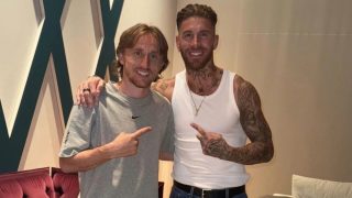 Sergio Ramos junto a Luka Modric. (@sergioramos)