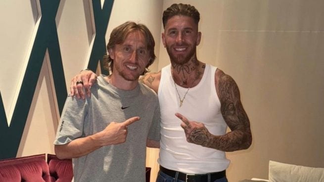 Sergio Ramos junto a Luka Modric. (@sergioramos)