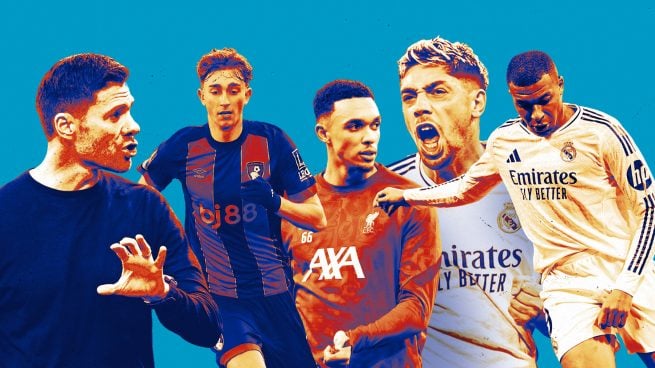 Xabi Alonso, Huijsen, Arnold, Valverde, Mbappé, Real Madrid
