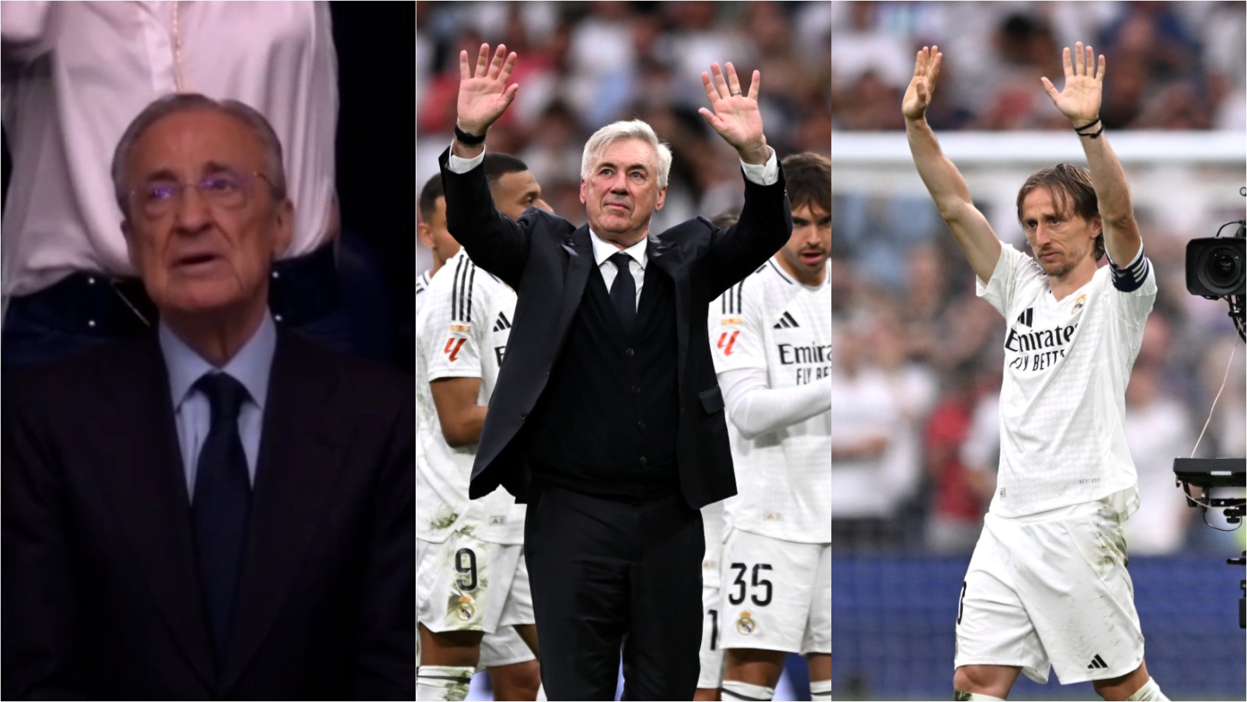 Las lágrimas de un presidente: Florentino Pérez llora en la despedida ...