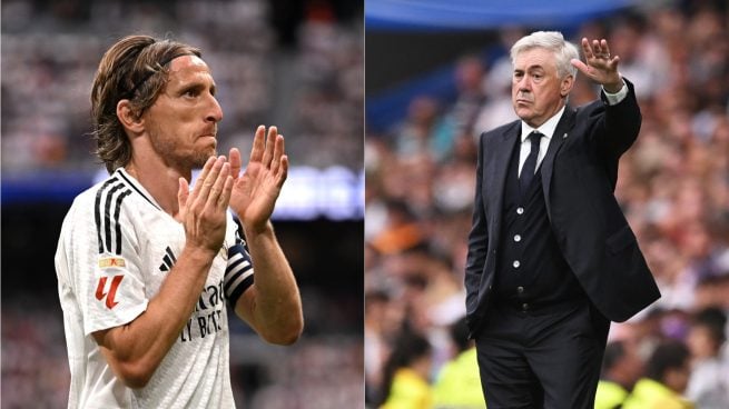 Luka Modric, Carlo Ancelotti, Real Madrid, Real Sociedad, directo