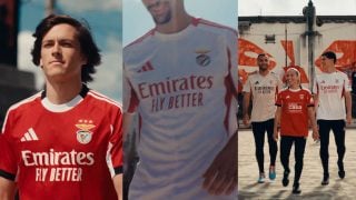 Carreras, en el vídeo del Benfica.