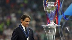 Simone Inzaghi tras caer en la final de la Champions ante el PSG. (Getty)