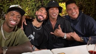 Vinicius, Cunha, Ronaldinho y Ronaldo.