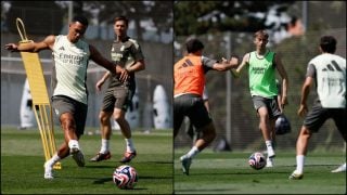 Alexander-Arnold y Huijsen se han ejercitado por primera vez con el Real Madrid. (realmadrid.com)
