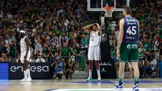 Tavares, en el Unicaja Málaga – Real Madrid. (EFE)