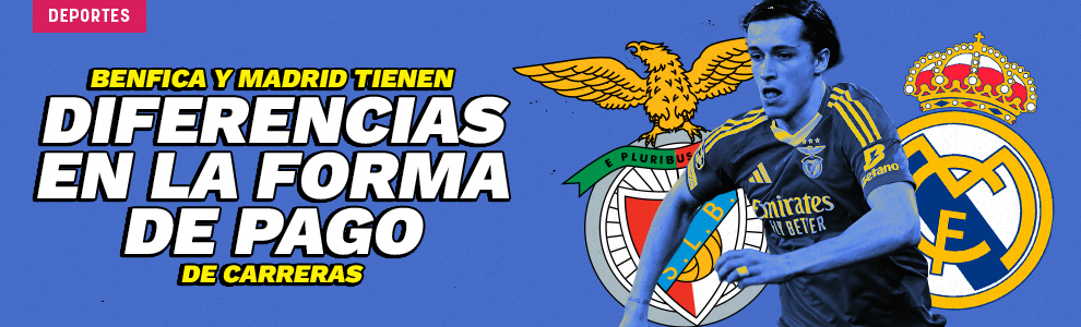 El Real Madrid quiere pagar el fichaje de Carreras en varios años...y el Benfica lo quiere al contado