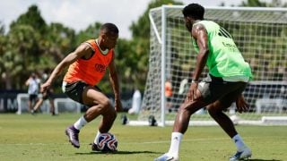 Mbappé durante un entrenamiento del Real Madrid en Estados Unidos. (Real Madrid)