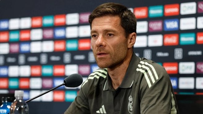Xabi Alonso en rueda de prensa. (realmadrid.com)