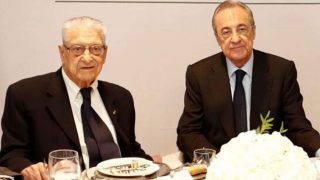 Sergio Nieto Díaz Albo junto a Florentino Pérez.